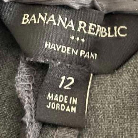 Banana Republic Factory Mid-Rise Gray Dress Pant Trouser, size 12 - Picture 5 of 13